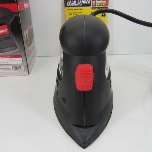 Dril Master Palm Detail Sander 120V Single Speed Item 62132 w/5 Pk of Pads - Picture 6 of 9
